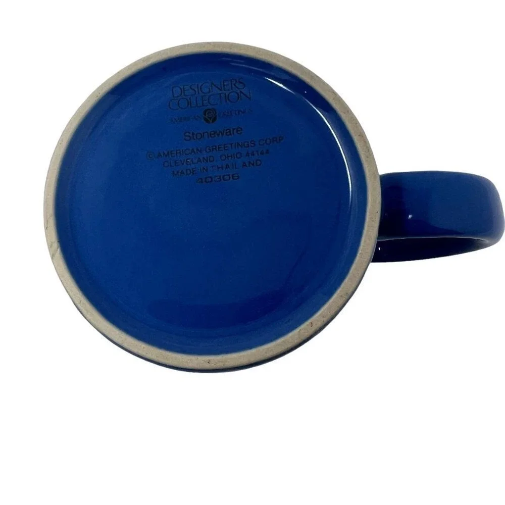 American Greetings Mug Blue Each Day is a New Beginning Inspirational Coffee Cup